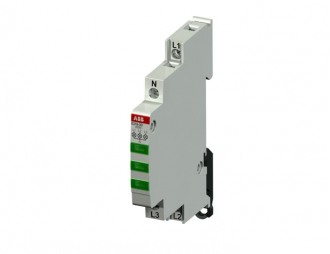 E219-3D Lampka LED potrójna ziel, 415/230 VAC,