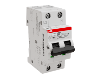 DS201 A-B10/0,01 Wył. różn.-prąd. z blokiem nadmiarowym,