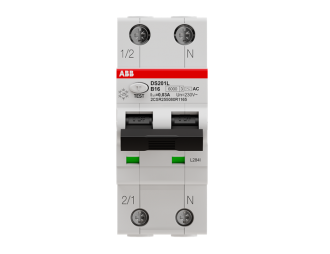 DS201 AC-B16/0,03 Wył. różn.-prąd. z blokiem nadmiarowym,