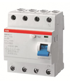 F204 A-25/0,1 Wyłącznik różnicowo-prądowy STANDARD