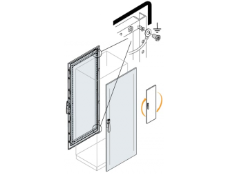EC2080K Drzwi pełne 2000x800mm do IS2,