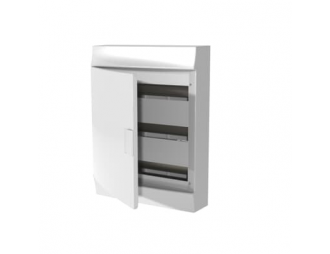 Obudowa MISTRAL41W natynkowa drzwi pełne 48M z listwą N+PE,