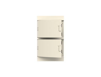 Obudowa MISTRAL41W natynkowa drzwi pełne 72M,