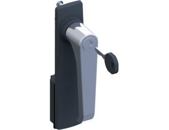 TZ503 Klamka typu drzwiowego z zamkiem,