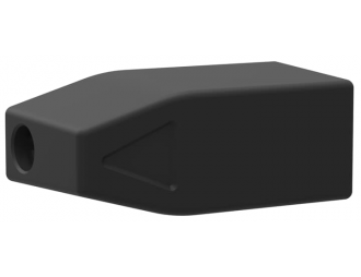 OHBS3 Pokrętło czarne montaż bezpośrednio na przełączniku OT16…80F_C, bez możliwości blokowania przy pomocy kłódki (10 szt),