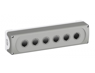 Obudowa 6-otw. szara MEP6-0,
