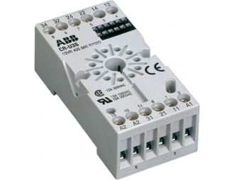 Podstawka CR-U3S dla 3 stykowych przekaźników CR-U,