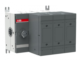 OS125GD03BB rozł z bezp 125A, bez rączki i wałka, tył-tył,