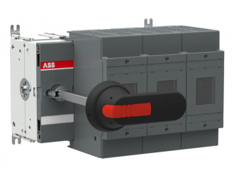 OS400D03BBP rozł z bezp 400A z rączką i wałkiem, tył-tył,