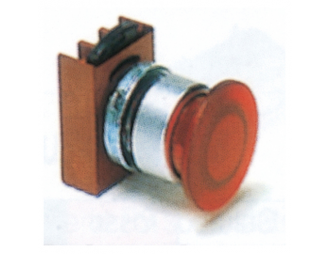 P9MEM4RN przycisl grzybekowy, 40mm metal czerwony,