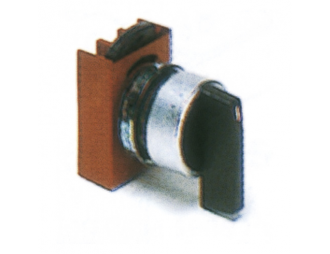 P9MSMD5N - łącznik pokrętny czarny, 2 położeniowy,