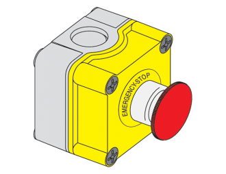 P9EPAG1Y01N - obudowa + przycisk AWAR, zwolnienie - obrót,