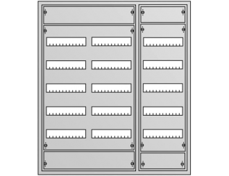 U63R5, szafka stalowa rozdz. 180 mod. IP31 podtynk,