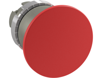 P9MEM4RN przycisl grzybekowy, 40mm metal czerwony,