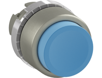 P9MPNLS, - przycisk wystający, monostabilny, niebieski.,