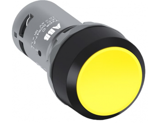 Przycisk monostabilny wklęsły 1NO żółty CP1-10Y-10,ABB