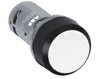 Przycisk monostabilny wklęsły 1NO biały CP1-10W-10,ABB