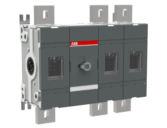 OT1250E12 rozłącznik izolacyjny 1250A, 3P, napęd z przodu, bez wałka i rączki, montaż na płycie,