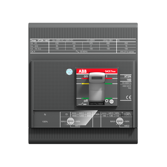 XT2V 160 TMD 25-300 4p F F wyłącznik kompaktowy