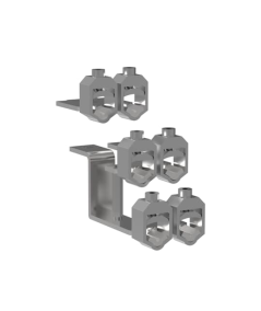DVC-ZLBM123-SWBD Zestaw do podwójnej V-klemy 2x240 mm2, w zestawie 6 sztuk V-klem aluminiowych
