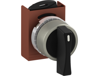 P9MSVI0N - łącznik piórkowy 2 położenia stabilne czarny,