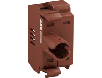 P9PDTV0 - Blok lampy – Brązowy – Podświetlany – Montaż z przodu – 380 V,