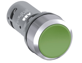 Przycisk monostabilny wklęsły 1NO zielony CP1-30G-10,
