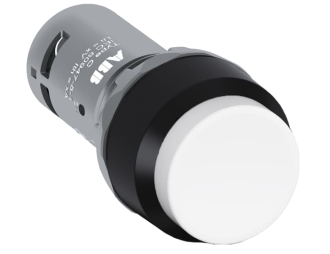 Przycisk wypukły monostabilny 2NO biały CP3-10W-20,