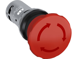 Przycisk bezpieczeństwa 2NO czerwony CE4T-10R-20,