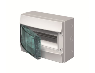 Obudowa MISTRAL65 drzwi przezroczyste 12M z listwą N+PE,