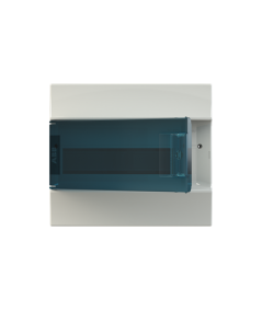 Obudowa MISTRAL41W natynkowa drzwi przezroczyste 12M z listwą N+PE