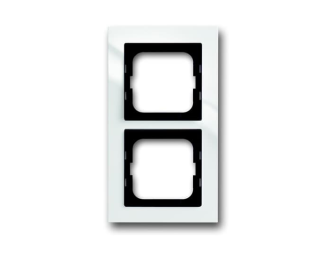 1722-284^RAMKA 2-KROTNA PIONOWY,POZIOMY-AXCENT-BIAŁY STUDYJNY,