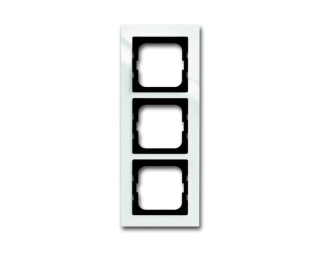 1723-284^RAMKA 3-KROTNA PIONOWY,POZIOMY-AXCENT-BIAŁY STUDYJNY,