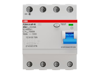 F204 A-25/0,03 AP-R Wyłącznik różnicowo-prądowy STANDARD,