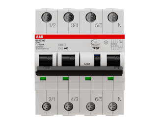 DS203NC C16 AC30 Wył. różn.-prąd. z blokiem nadmiarowym,