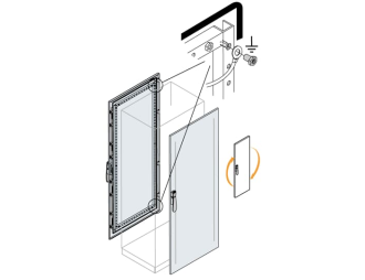 EC2060K Drzwi pełne 2000x600mm do IS2,