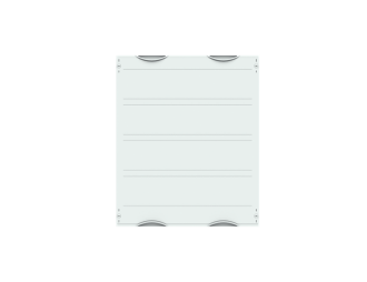 MBB219 Zestaw moduł pusty (ochr. dotyk.) (do samodzielnego montażu),