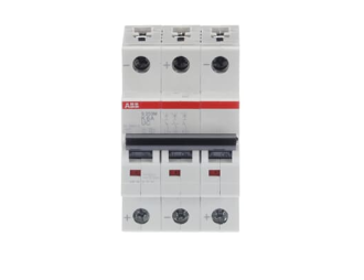 S203M-K6UC wyłącznik nadmiarowo-prądowy | 3P | char. K | 6A | 10kA | AC/DC |,