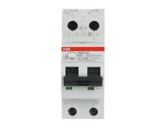 DS201 M C32 AC30 wyłącznik różnicowo-nadprądowy | 1P+N | char. C | 32A | 10kA | 30mA | AC | bezzwłoczny |,