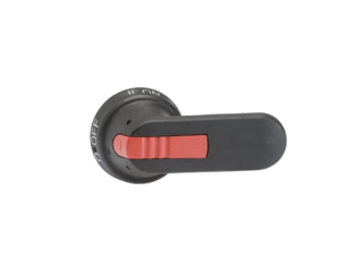 OHB95J12E311 Rączka czarna IP65, długość 95mm, na wałek 12mm, oznaczenie: I-0-II, blokada kłódkowa w pozycji 0, blokada otwarci,