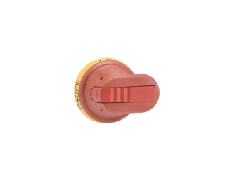 OHY45J6E311 Rączka czerwona IP65, dł. 45mm do OT16…125F_C, na wałek 6mm, oz: I-0-II, blokada kłódkowa we wszystkich położeniach,