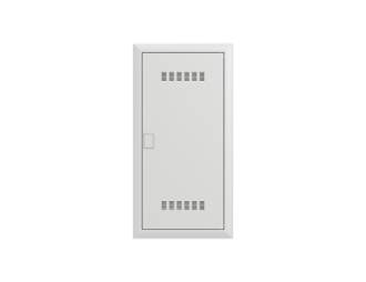 UK640MV obudowa multimedialna biała p/t, IP30, 63A, II klasa, 747x384x97mm (WxSxG) | media | drzwi wentylowane | brak N+PE,