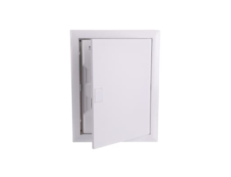 UK624E3 obudowa modułowa biała p/t, 24M, IP30, 63A, II klasa, 497x384x97mm (WxSxG) | szyny DIN | drzwi pełne | N+PE śrubowe,