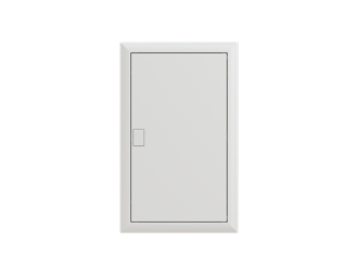 UK636E3 obudowa modułowa biała p/t, 36M, IP30, 63A, II klasa, 622x384x97mm (WxSxG) | szyny DIN | drzwi pełne | N+PE śrubowe,